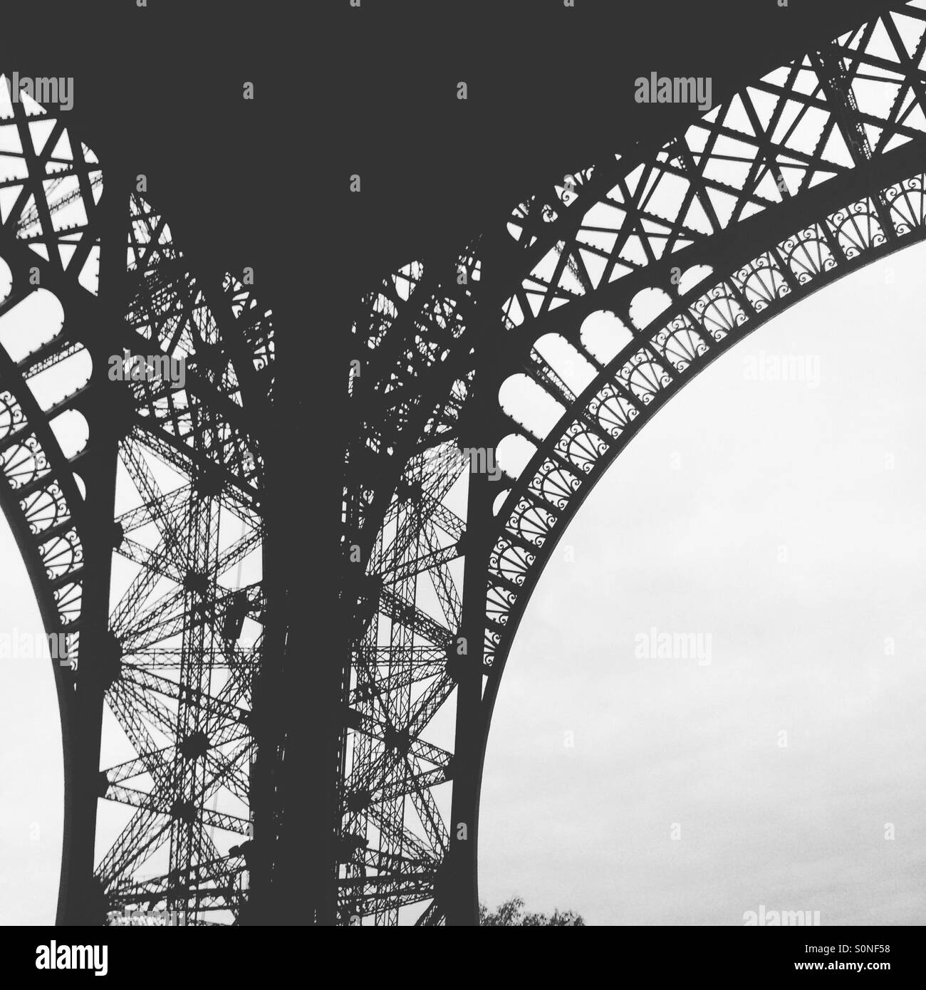 Torre Eiffel Parigi Francia Foto Stock