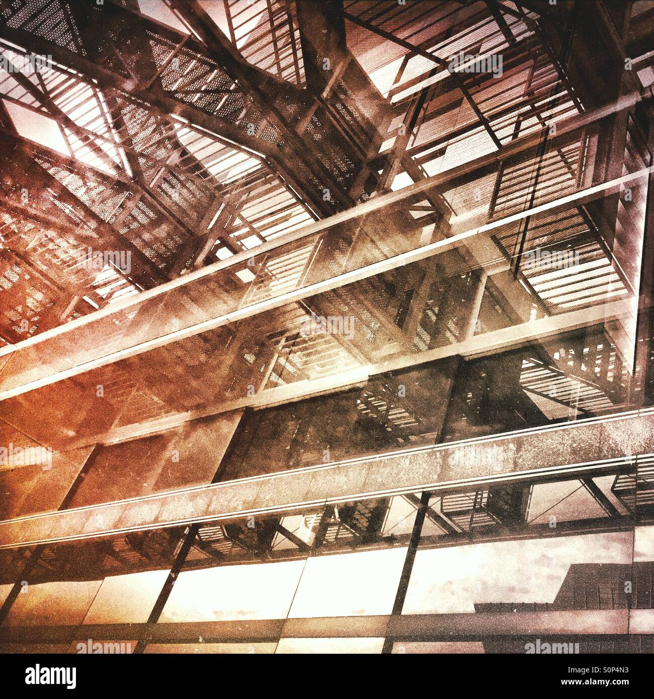 Costruzione architettonica. Abstract Foto Stock