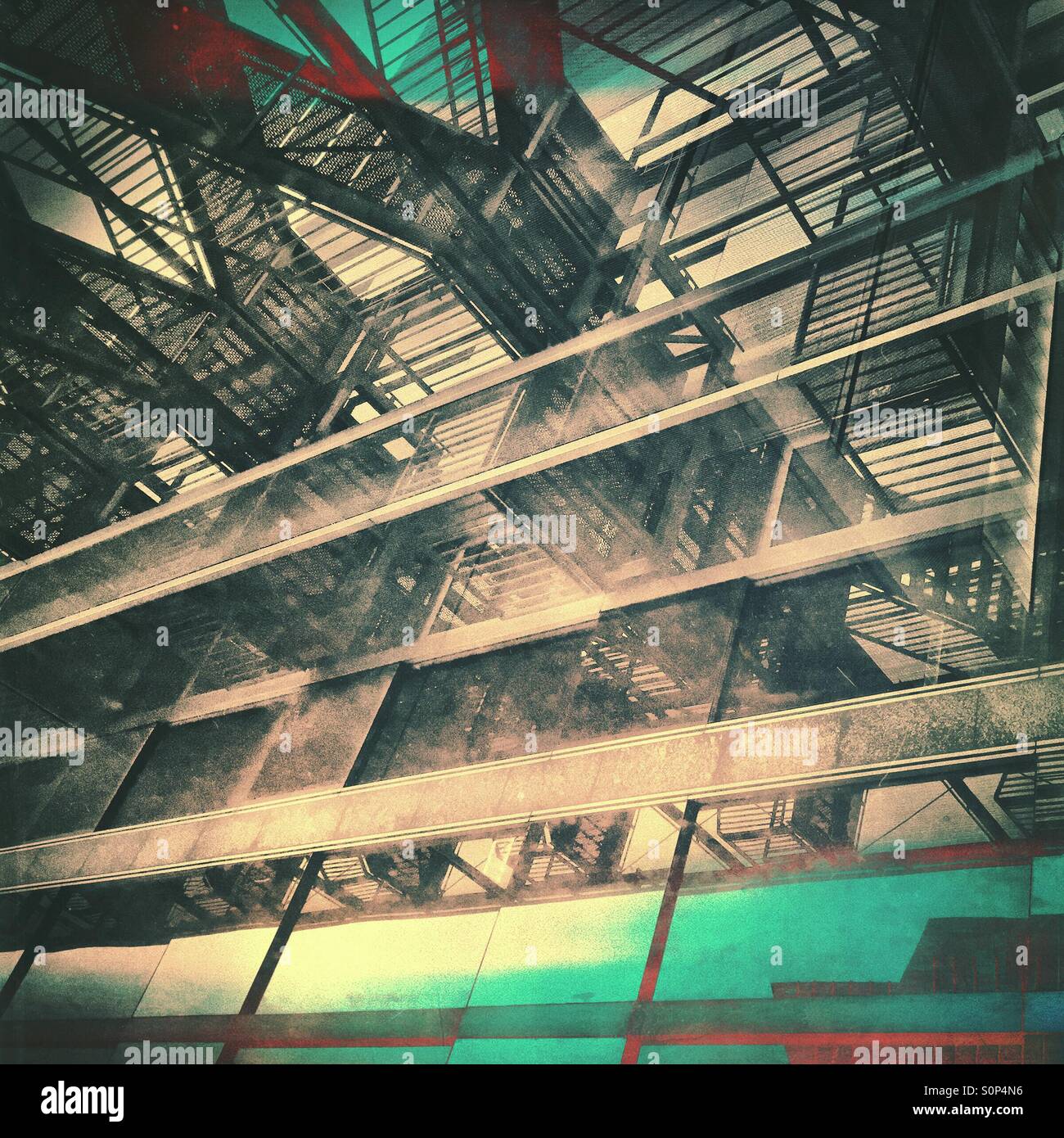 Costruzione architettonica. Abstract Foto Stock