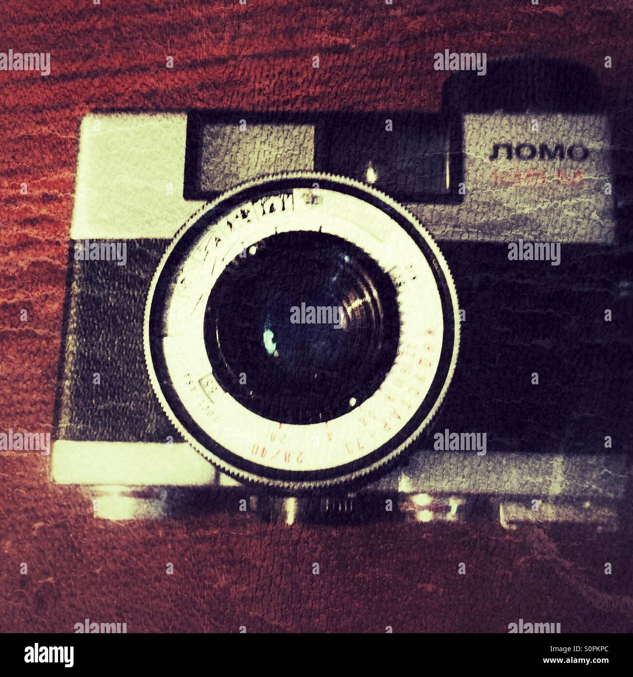 Vecchia macchina fotografica della pellicola Foto Stock