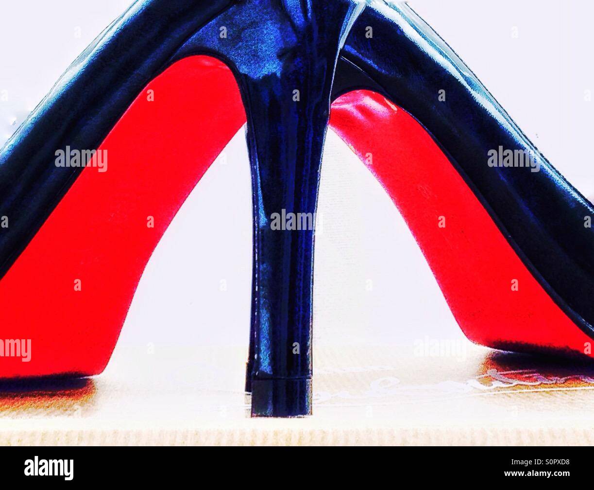 Rosso Bianco e nero. - Immagine stock catturata con smartphone