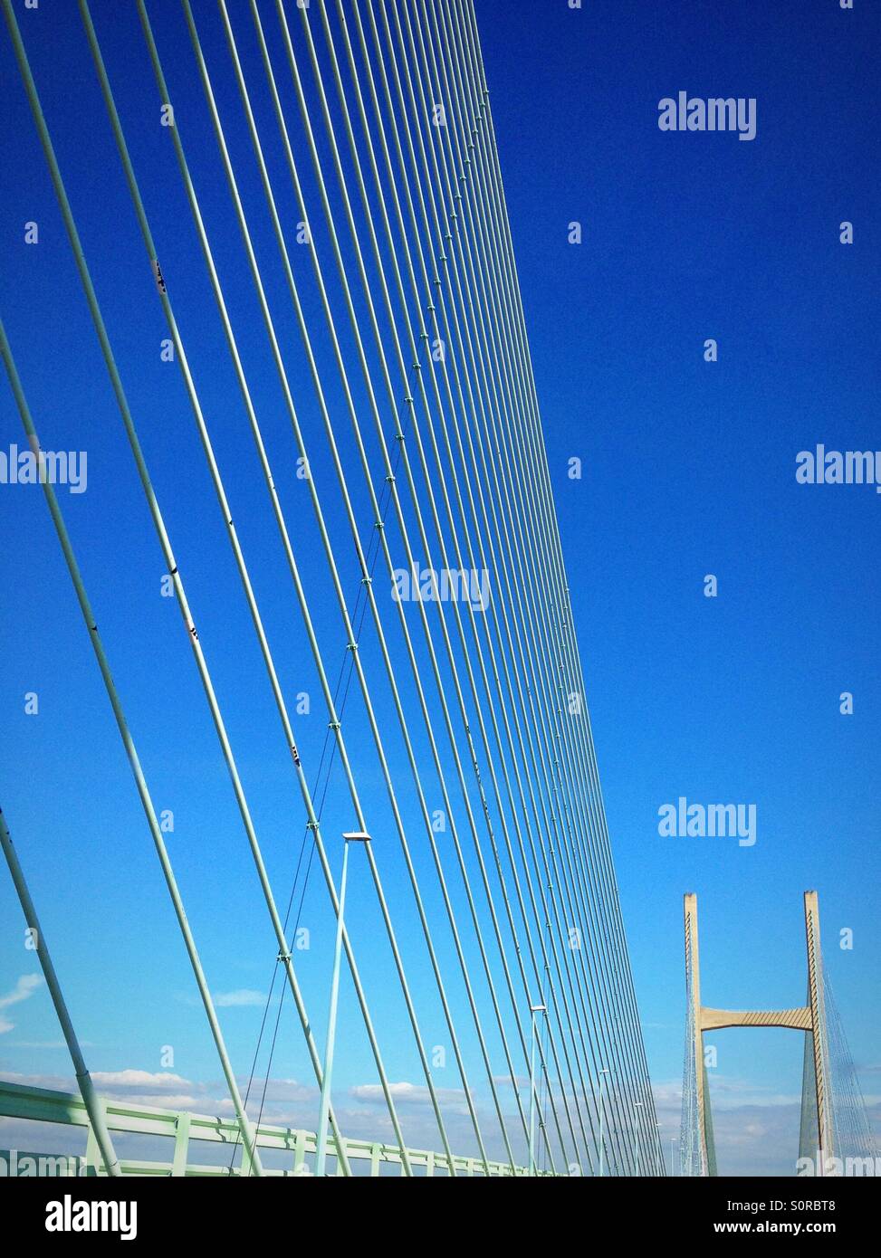 Ponticello di Severn - Immagine stock catturata con smartphone
