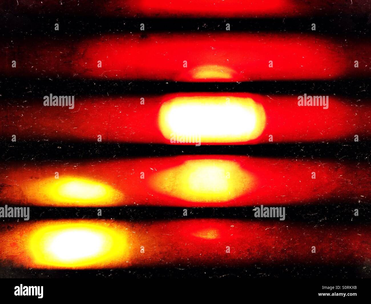 Immagine astratta di luci ad albero Foto Stock