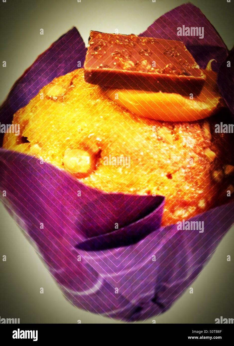 Salate muffin al caramello Foto Stock