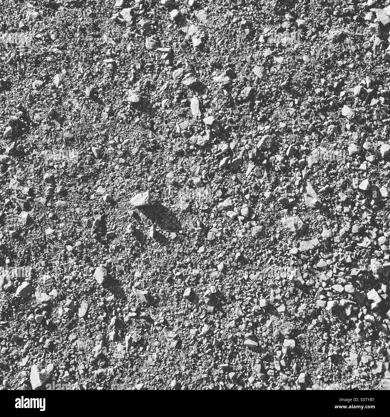 Texture di sfondo di ghiaia, con uno spazio esterno si sentono - Immagine stock catturata con smartphone