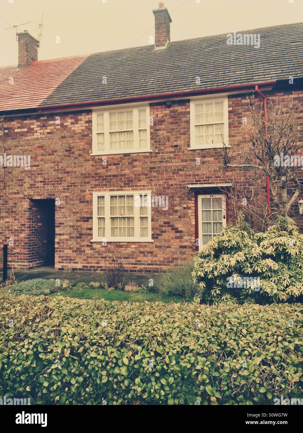 Casa d'infanzia di Paul McCartney. 20 Forthlin Road, Liverpool Regno Unito Foto Stock