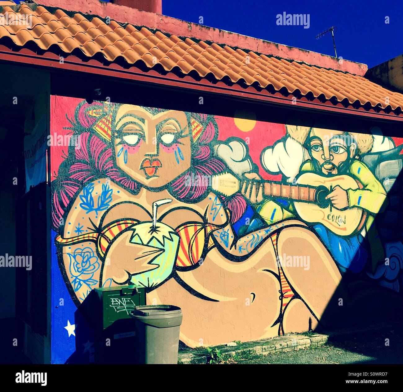 Wall Art@ Little Havana Miami Foto Stock