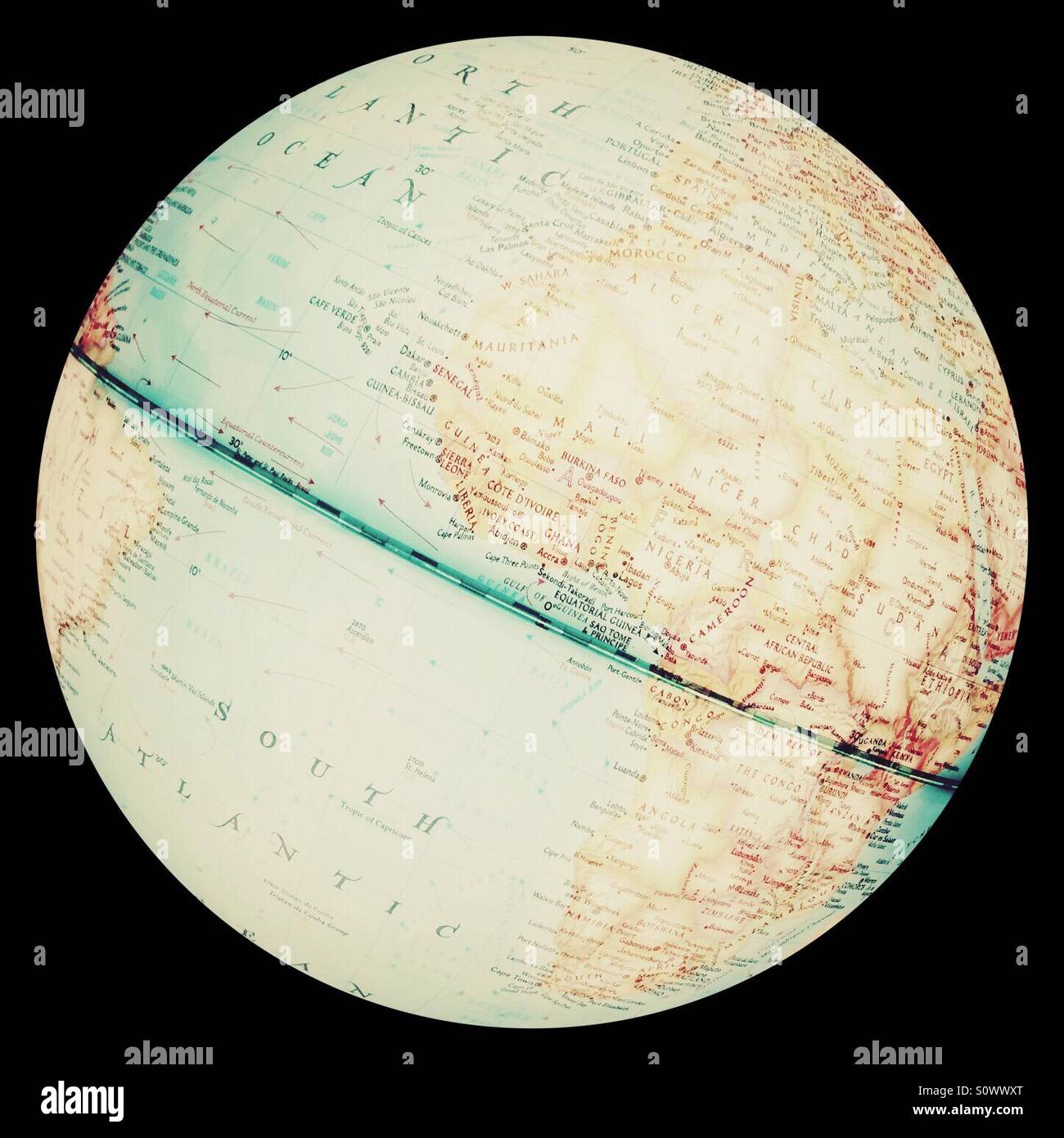 Globo di luce - Immagine stock catturata con smartphone