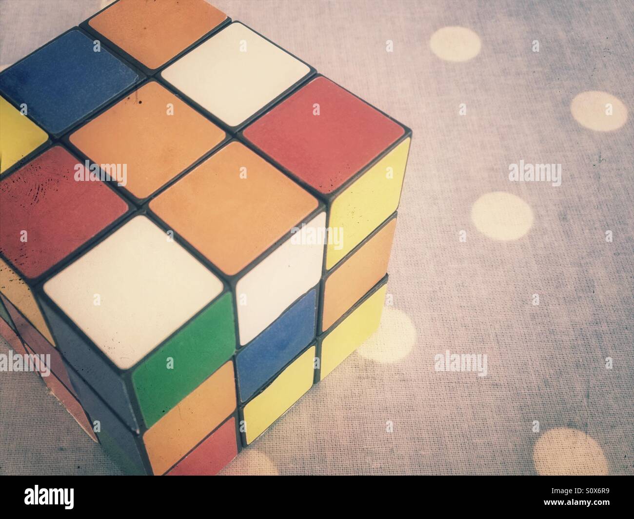 Cubo di Rubik - Immagine stock catturata con smartphone