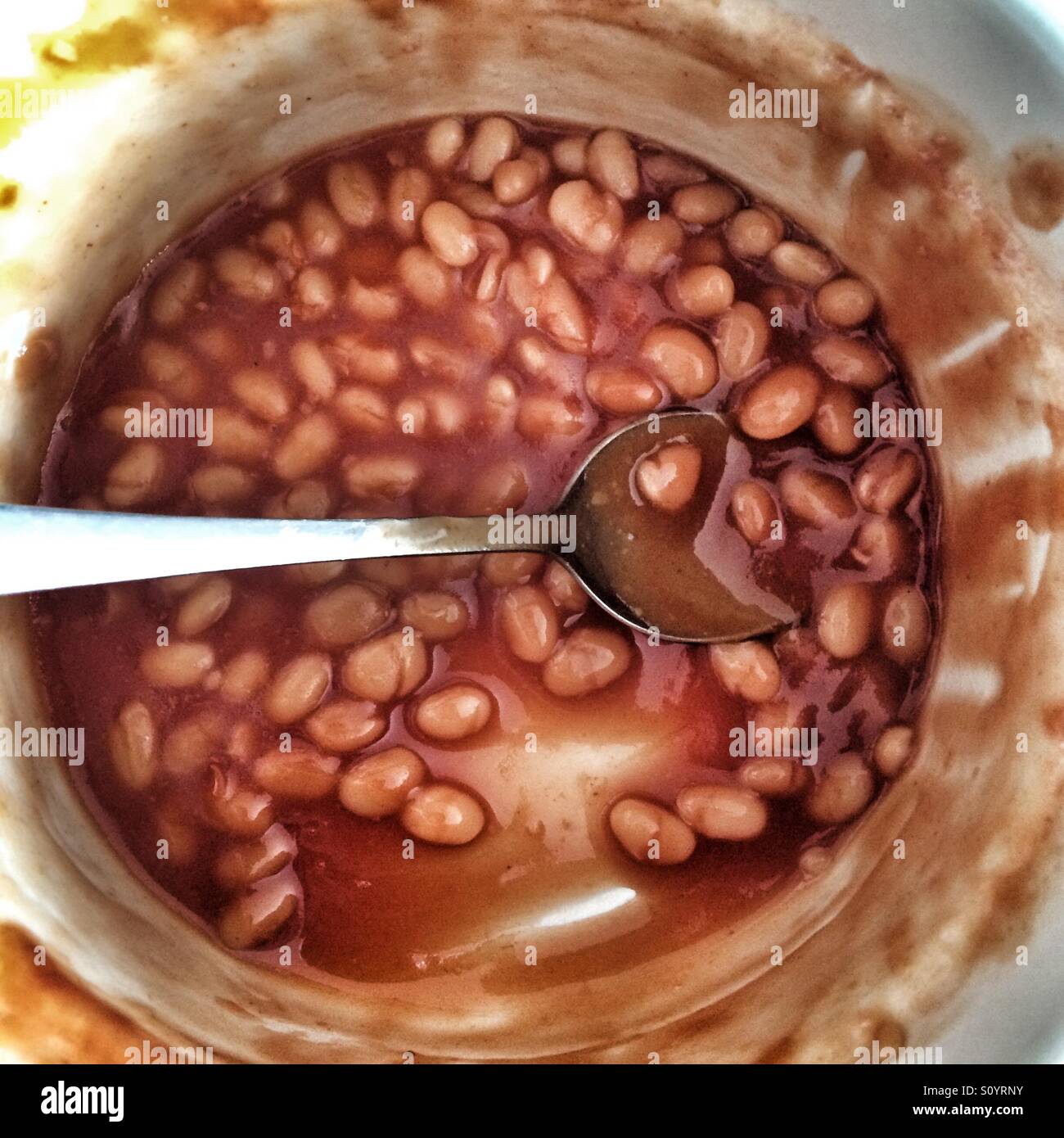 Fagioli al forno Foto Stock