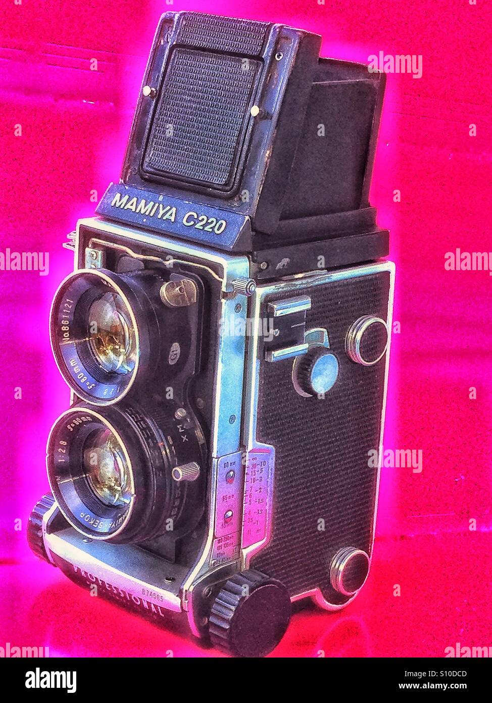 Macchina fotografica d'epoca Foto Stock