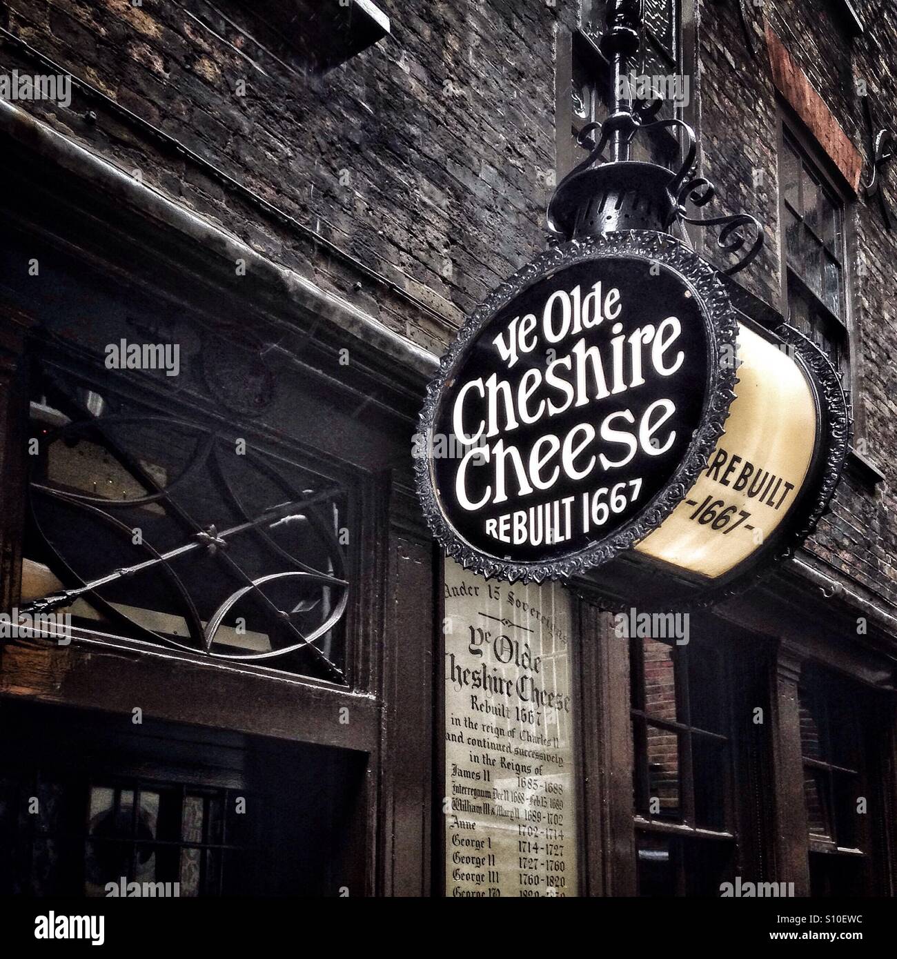 Ye Olde Cheshire Cheese pub di Londra Foto Stock