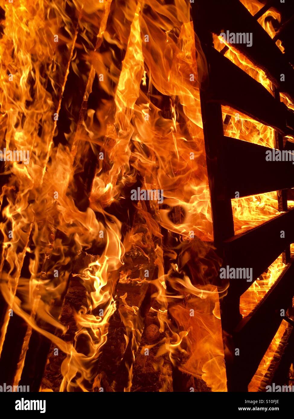 Fiamme Foto Stock