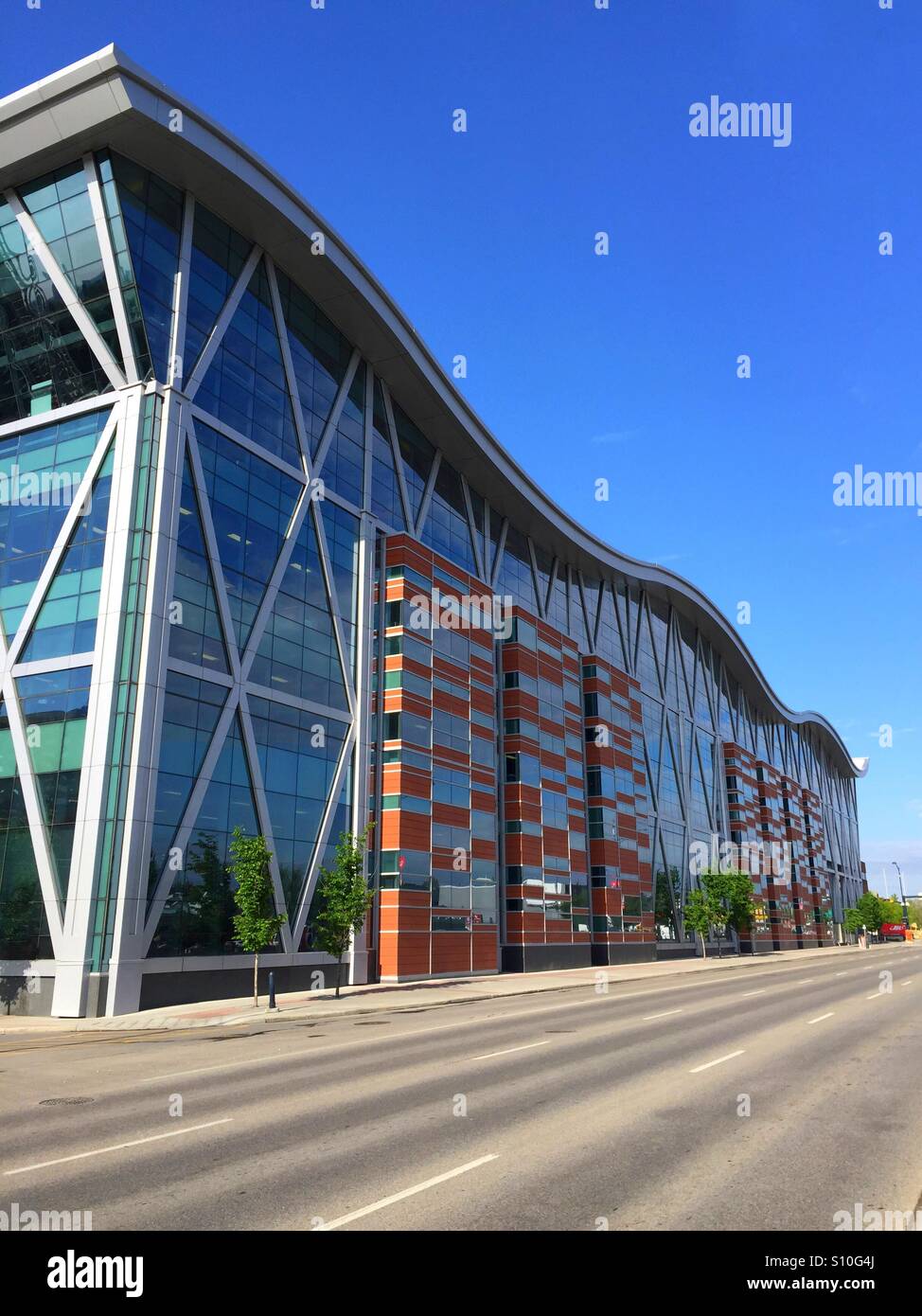Park ax a Calgary, Alberta - Immagine stock catturata con smartphone