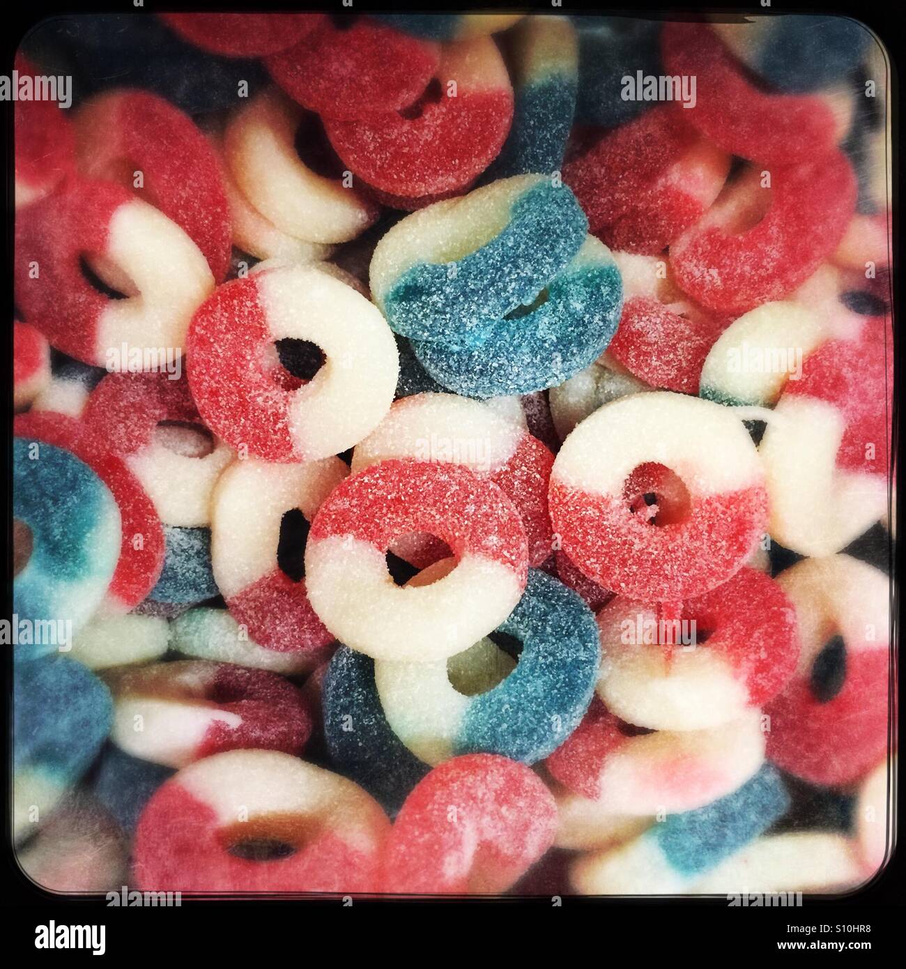 Patriottica anello jelly candy Foto Stock