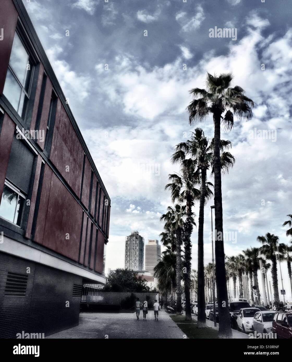 Paesaggio urbano - Immagine stock catturata con smartphone