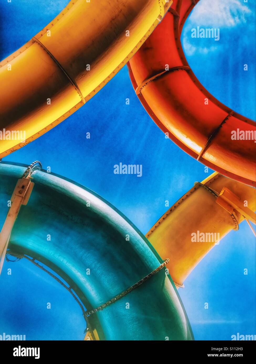 Scivolo abstract Foto Stock