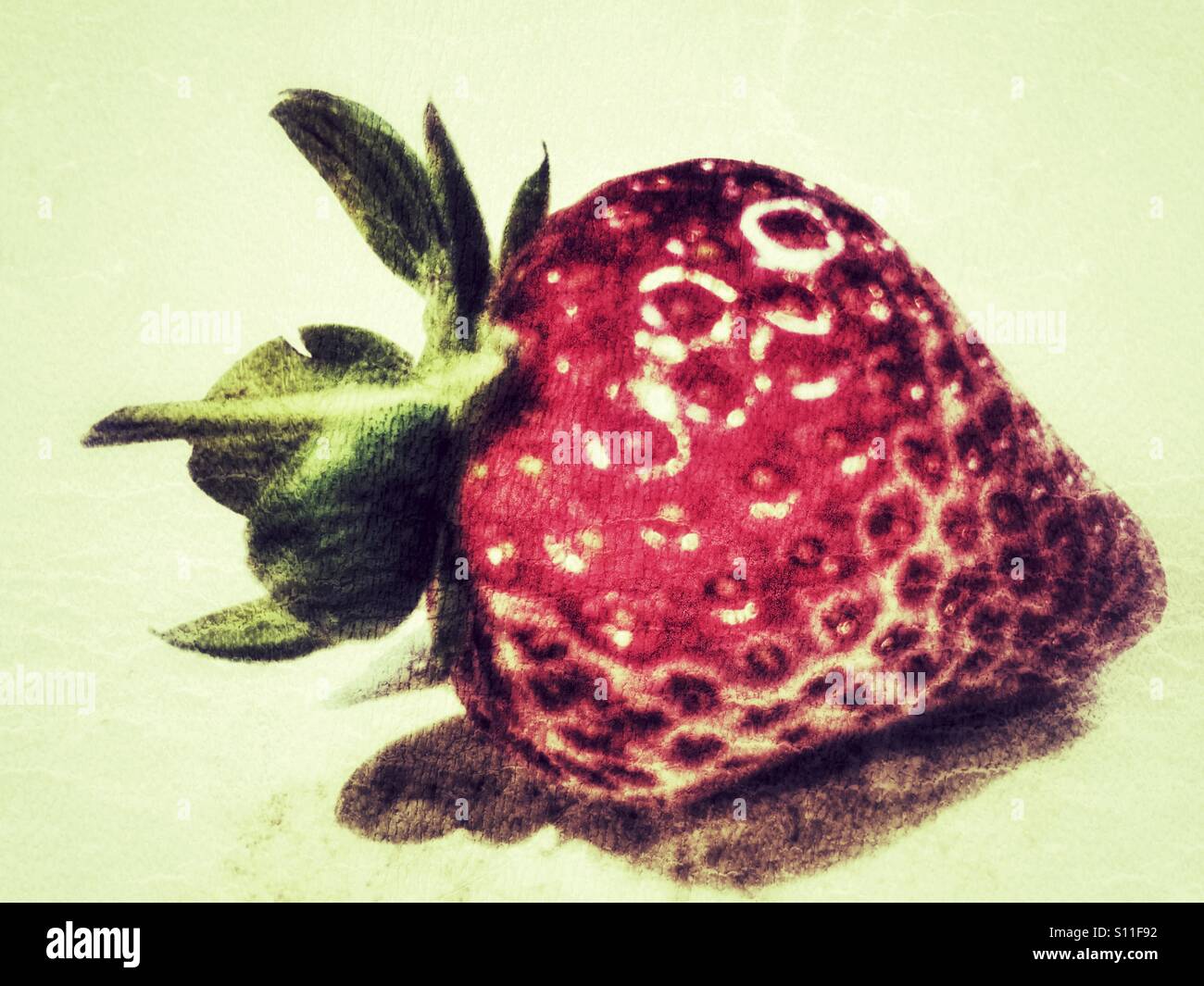 Fragola - Immagine stock catturata con smartphone