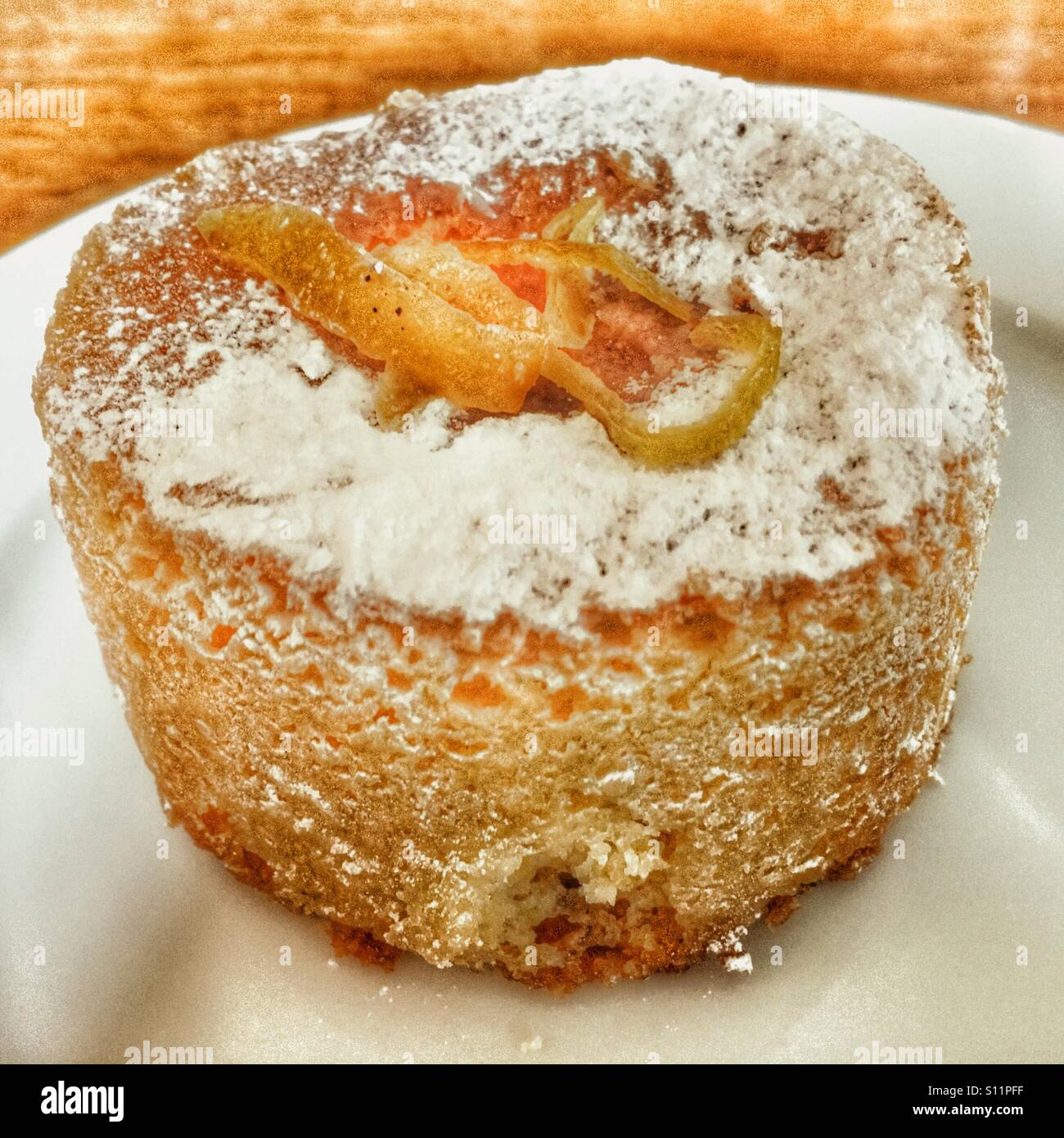 Limone dolce pioggerellina - Immagine stock catturata con smartphone