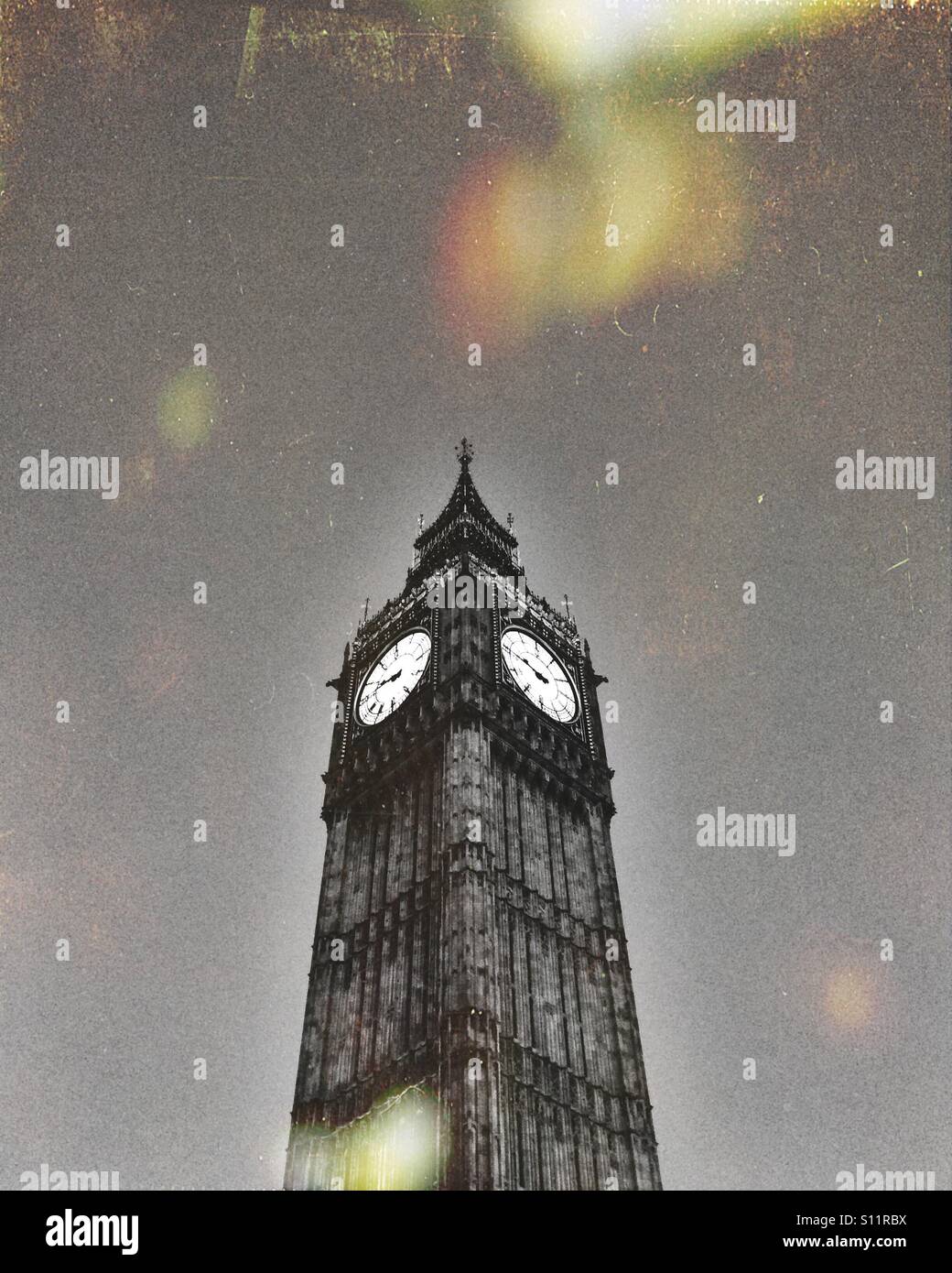 Big Ben di Londra - Immagine stock catturata con smartphone