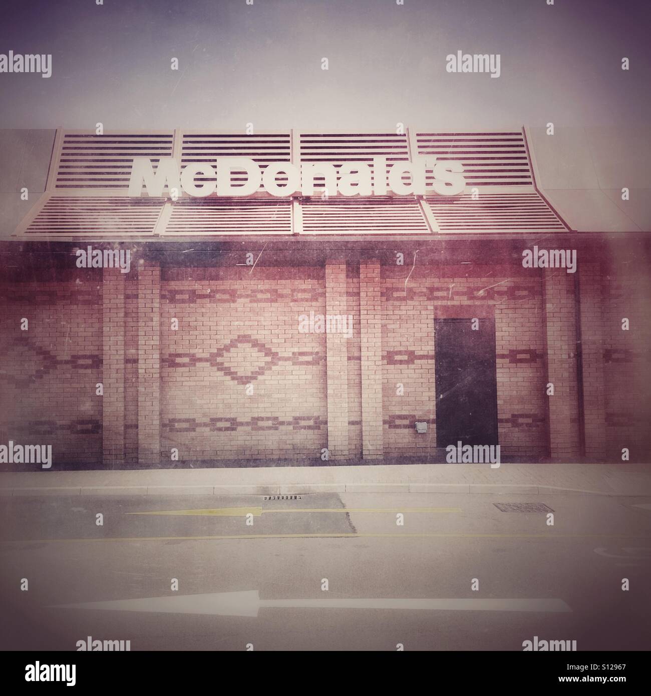 McDonald drive-thru Foto Stock