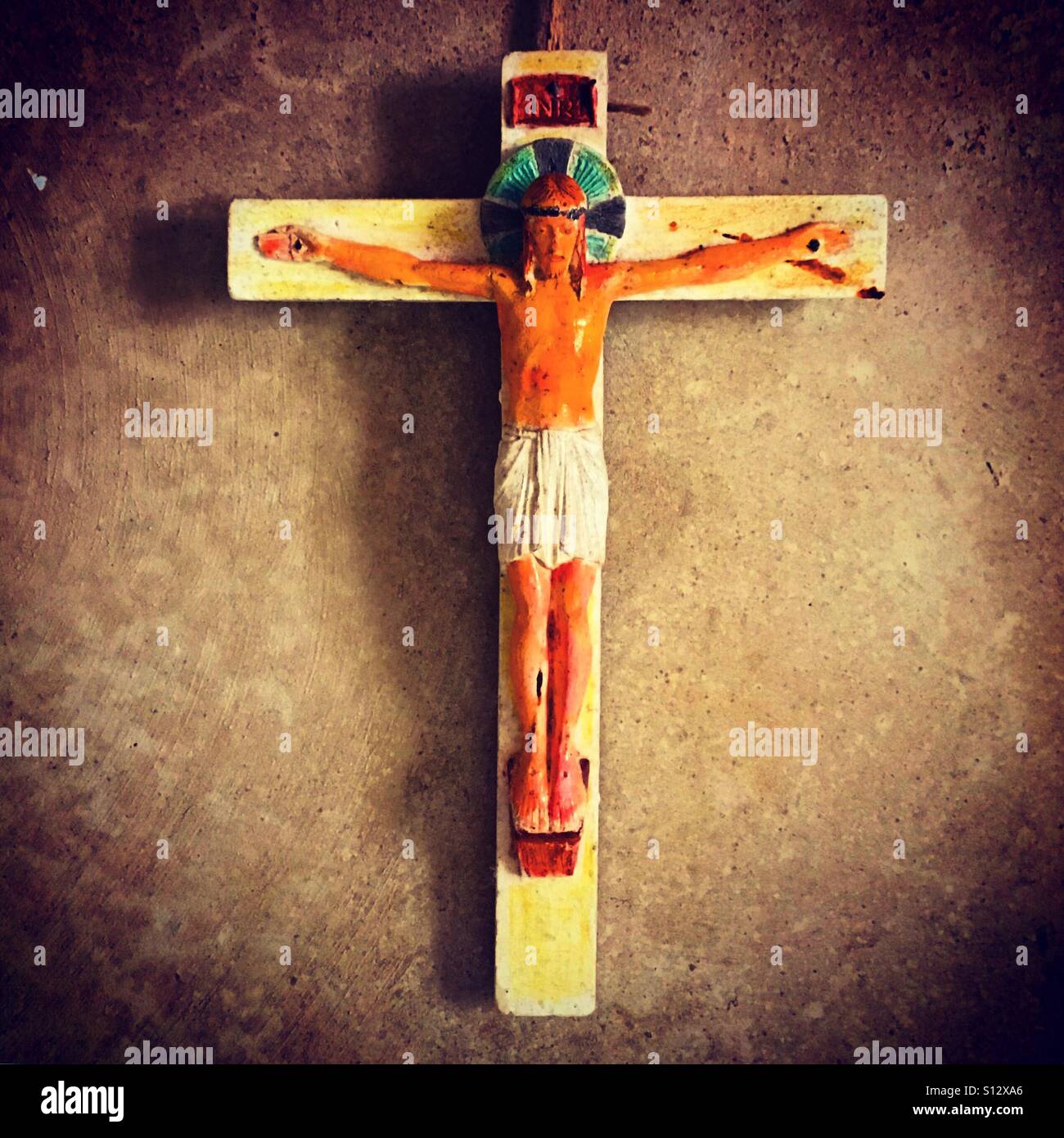 Croce di Gesù Cristo Foto Stock