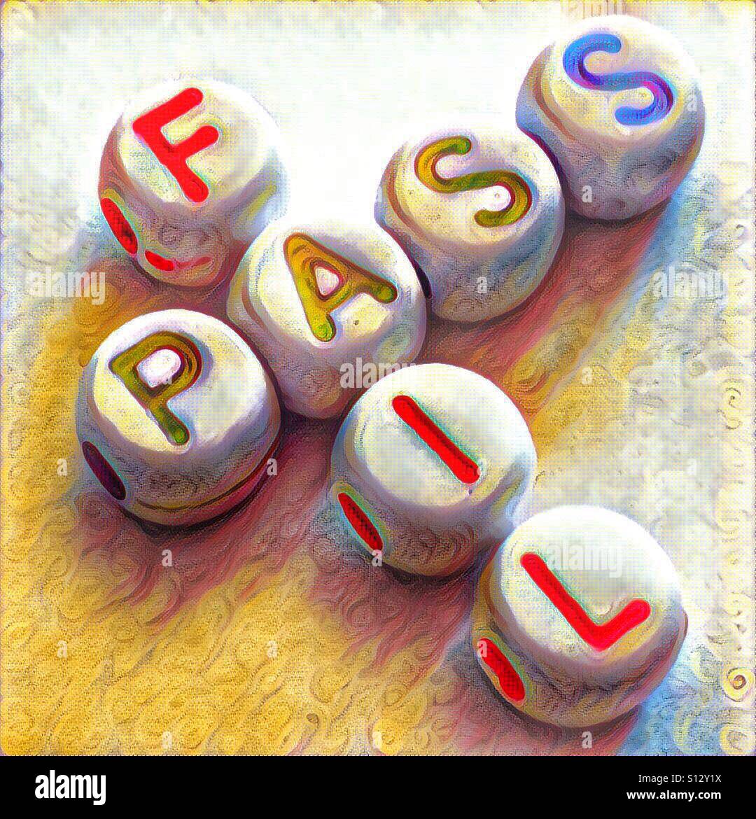 Pass fail immagini e fotografie stock ad alta risoluzione - Alamy