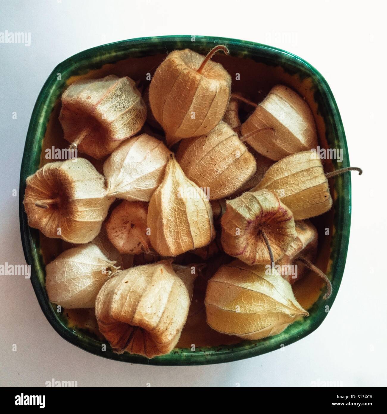 Ciotola di ribes del capo. Physalis peruviana Foto Stock