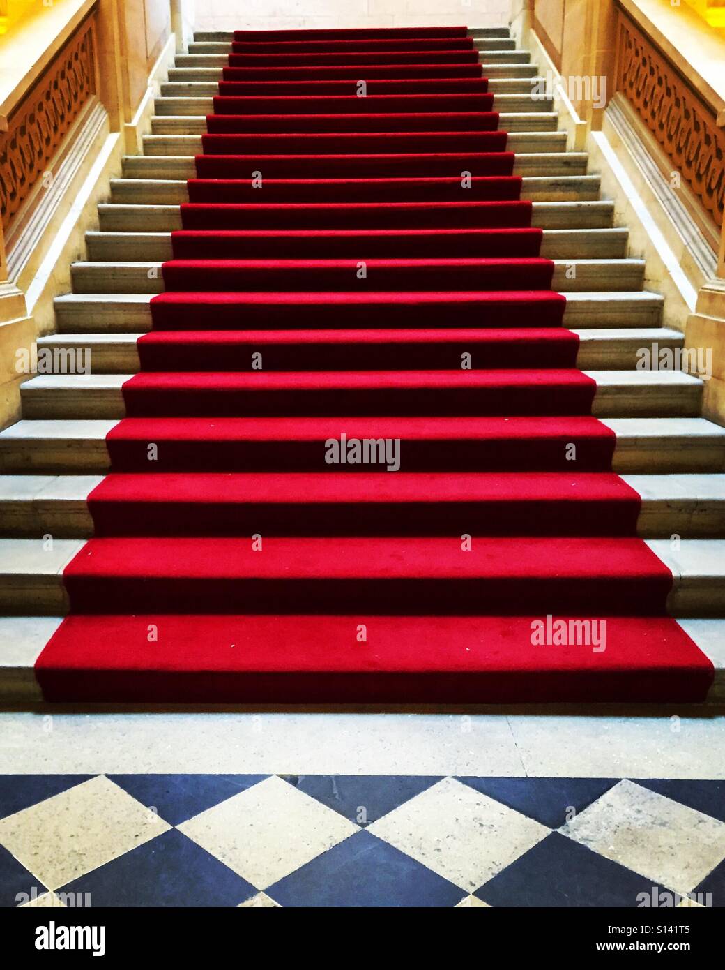 Scala Parigi Francia - Immagine stock catturata con smartphone