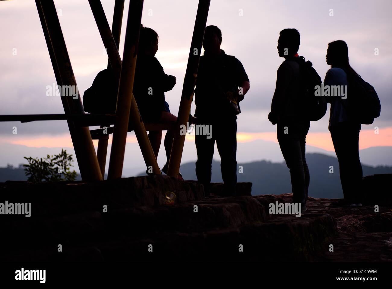 SUnrise nelle miniere vista parco, Baguio, Filippine Foto stock - Alamy