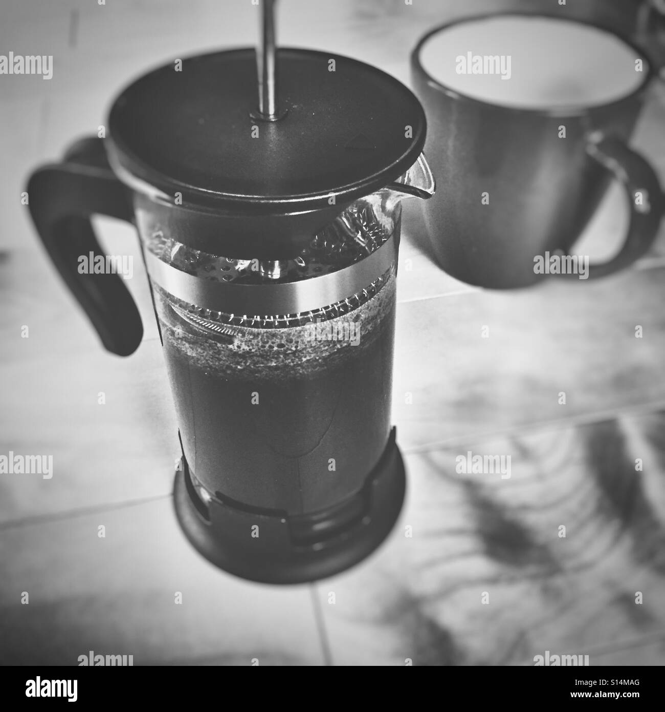 French press caffè Foto Stock