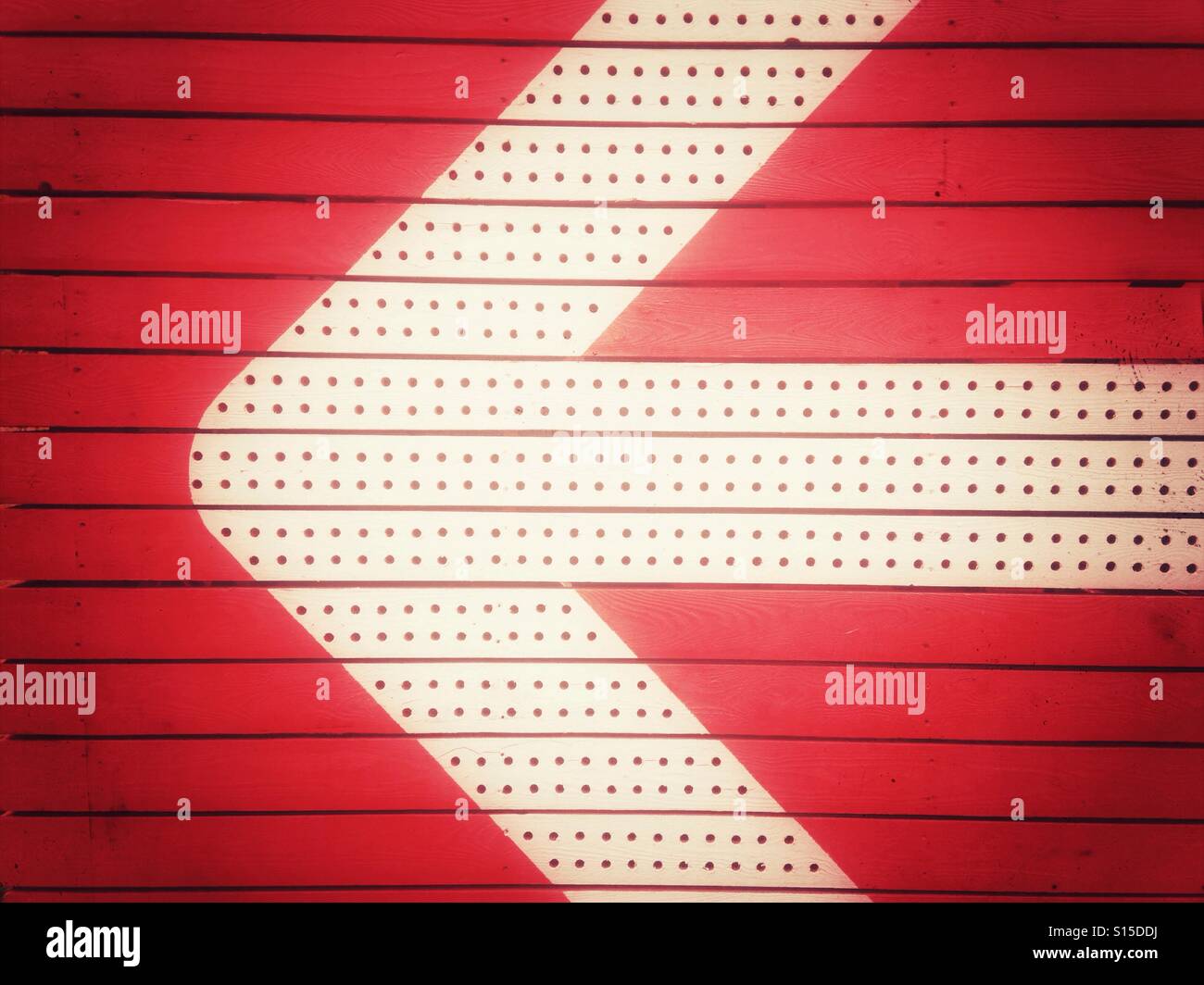 Segno della freccia - Immagine stock catturata con smartphone
