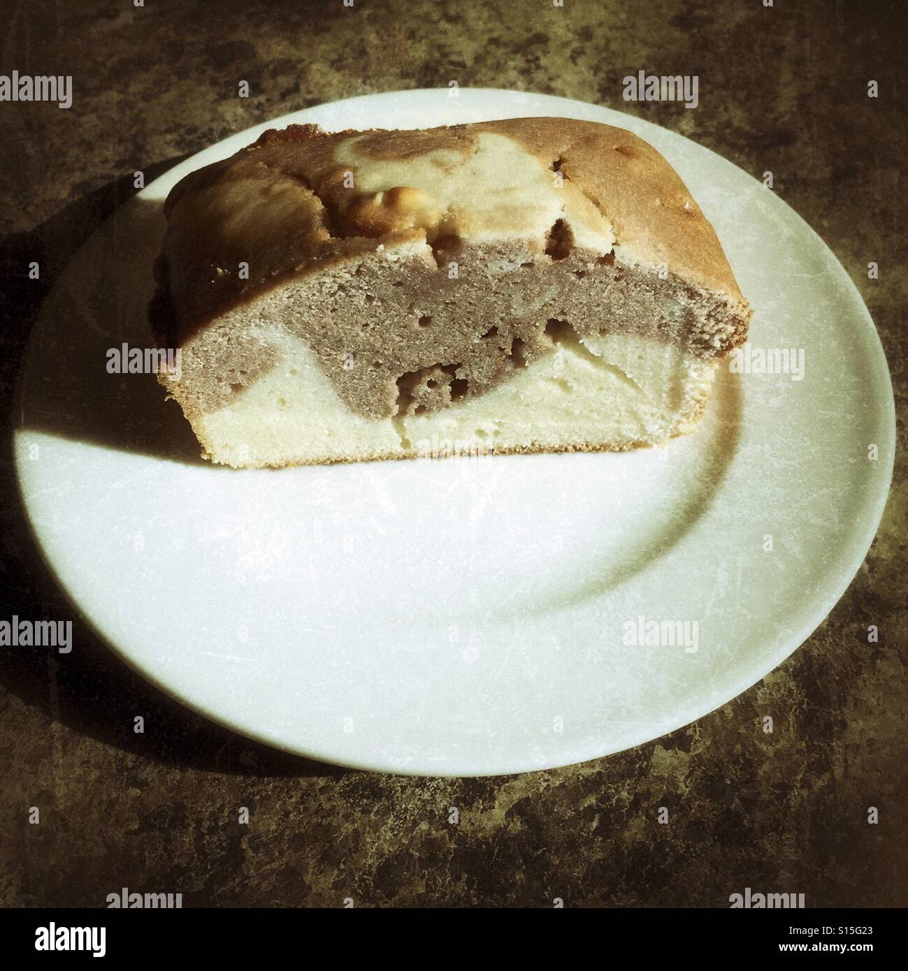 L'ultimo del Marmo torta. - Immagine stock catturata con smartphone