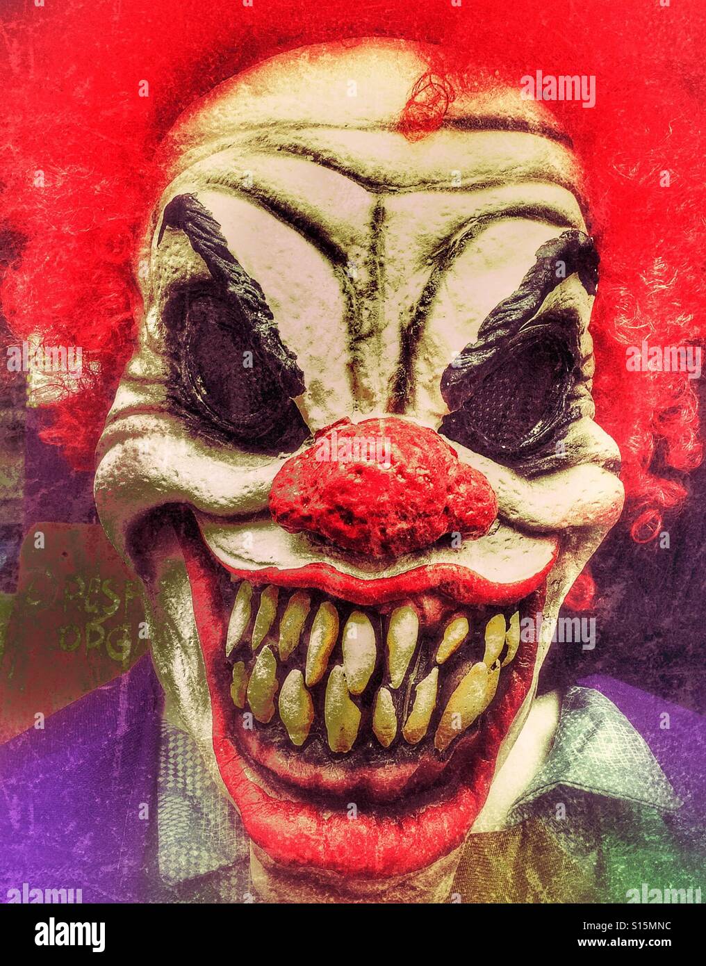 Scary Clown Mask Foto Stock