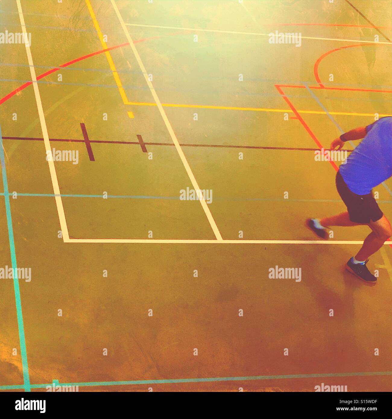 Sport al coperto - Immagine stock catturata con smartphone