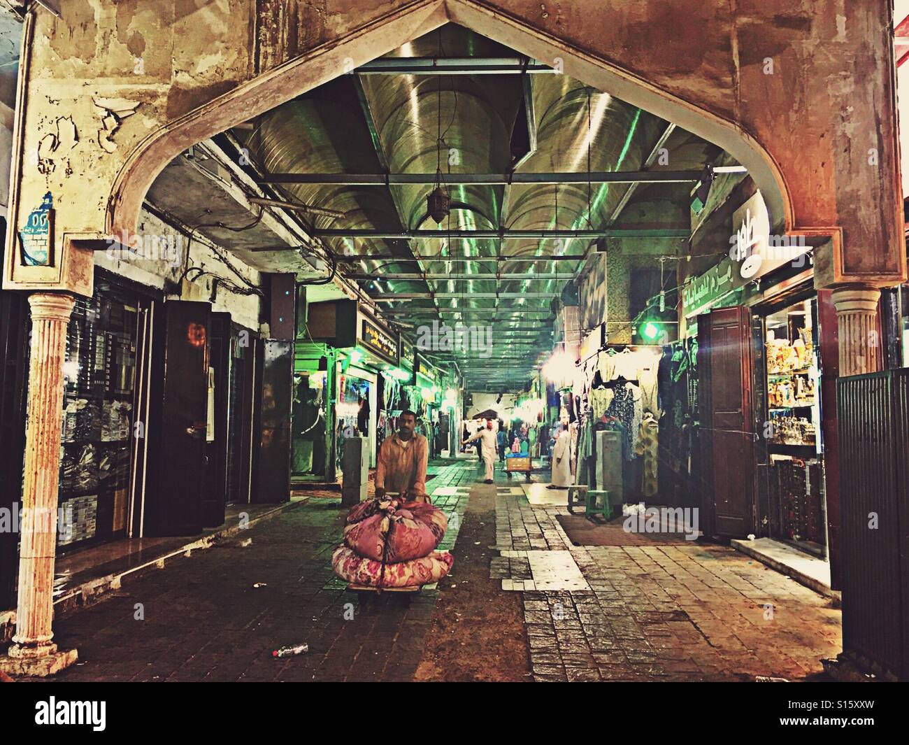 Il quartiere storico di Jeddah, Arabia Saudita Foto Stock