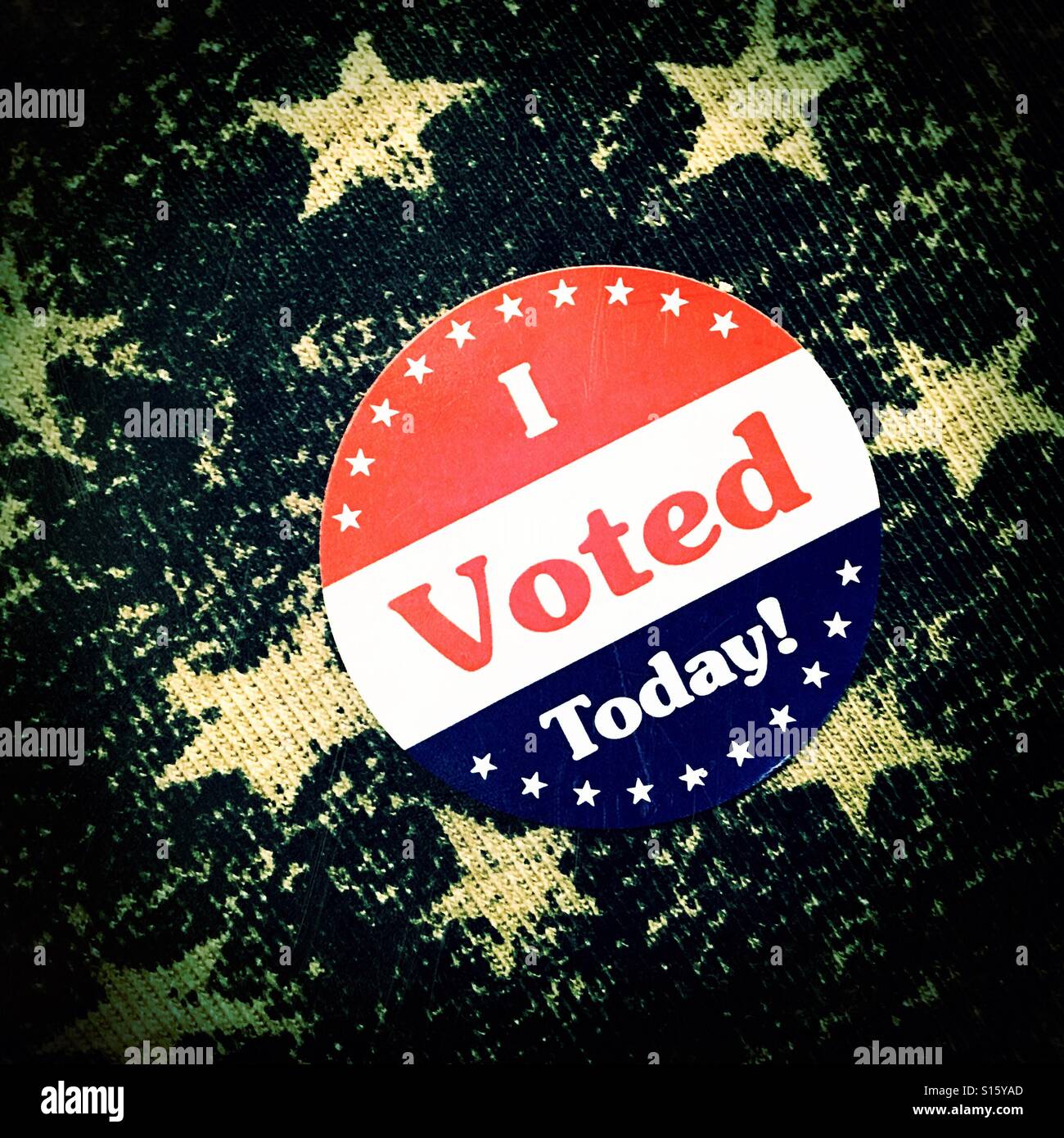 Ho votato oggi sticker - Immagine stock catturata con smartphone