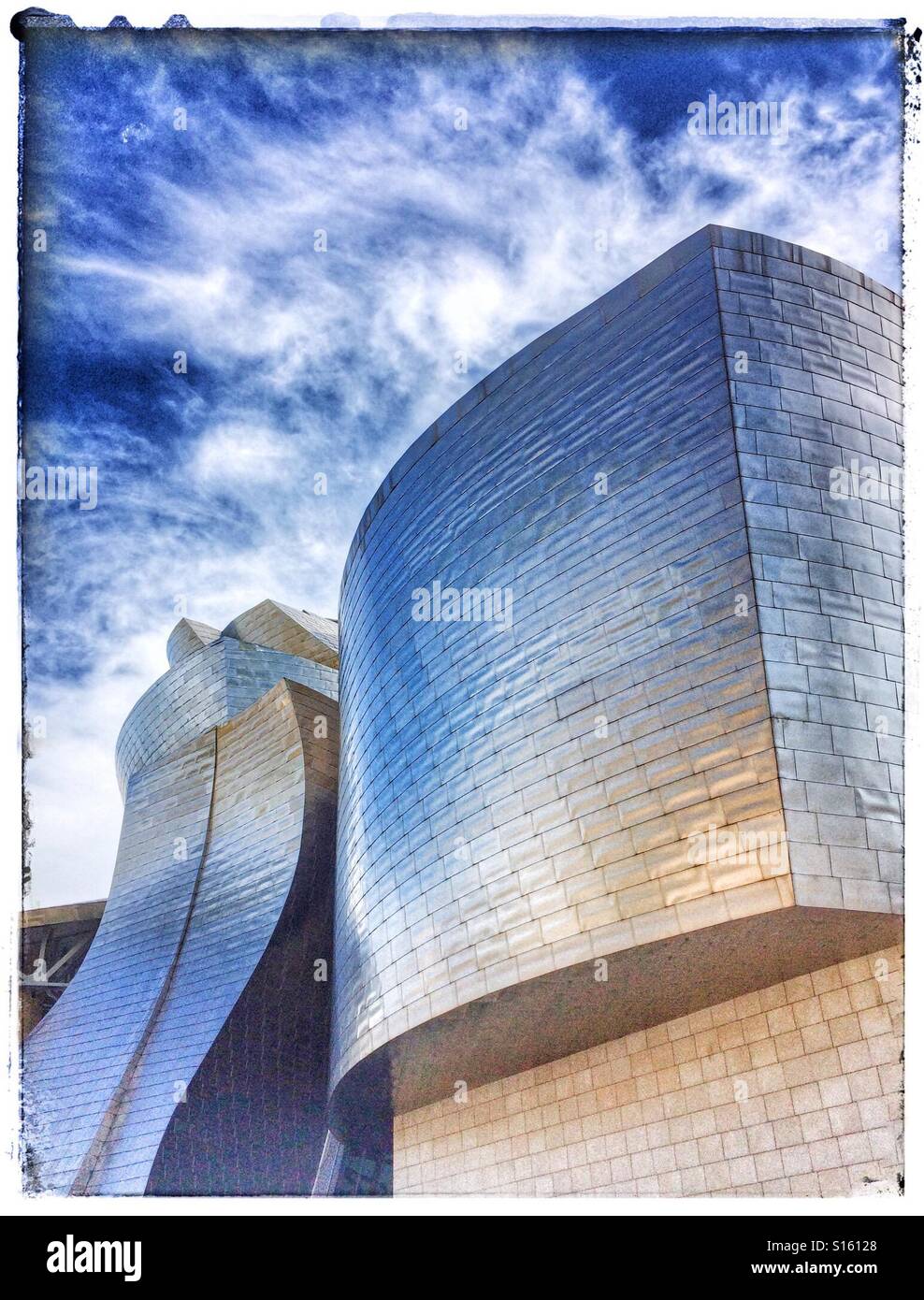 Il Guggenheim di Bilbao, Spagna Foto Stock
