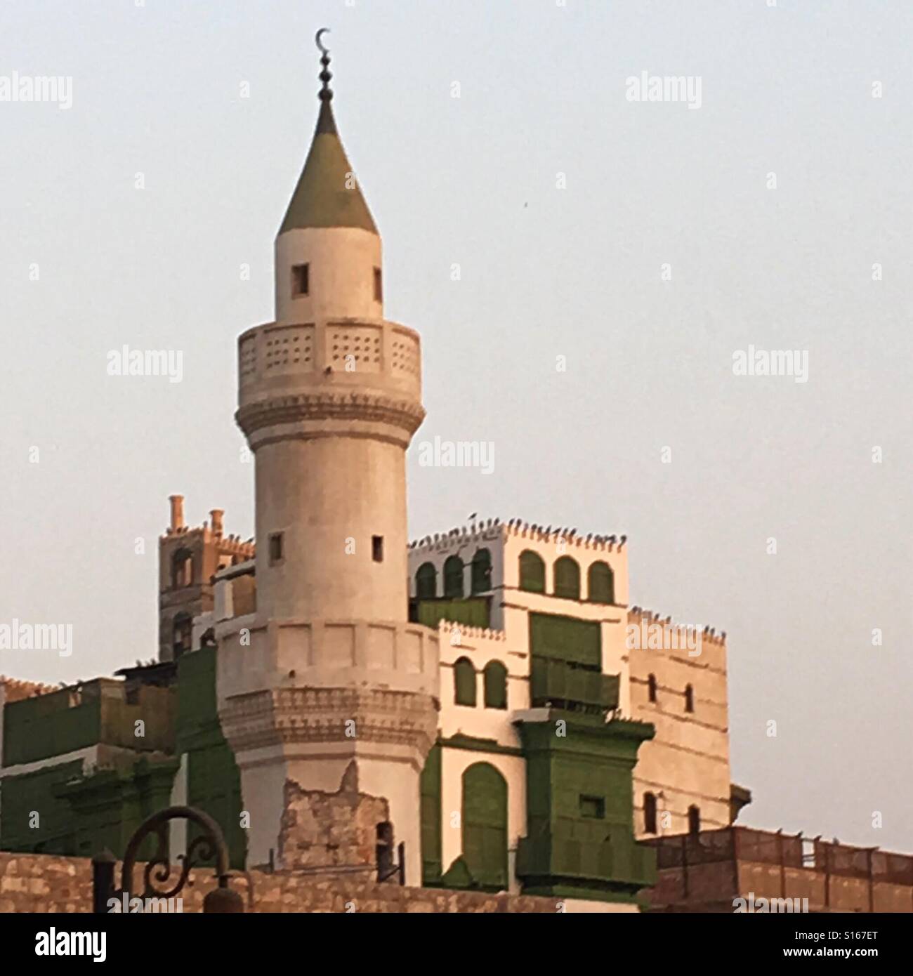 Moschea di Al Balad Jeddah, Arabia Saudita Foto Stock