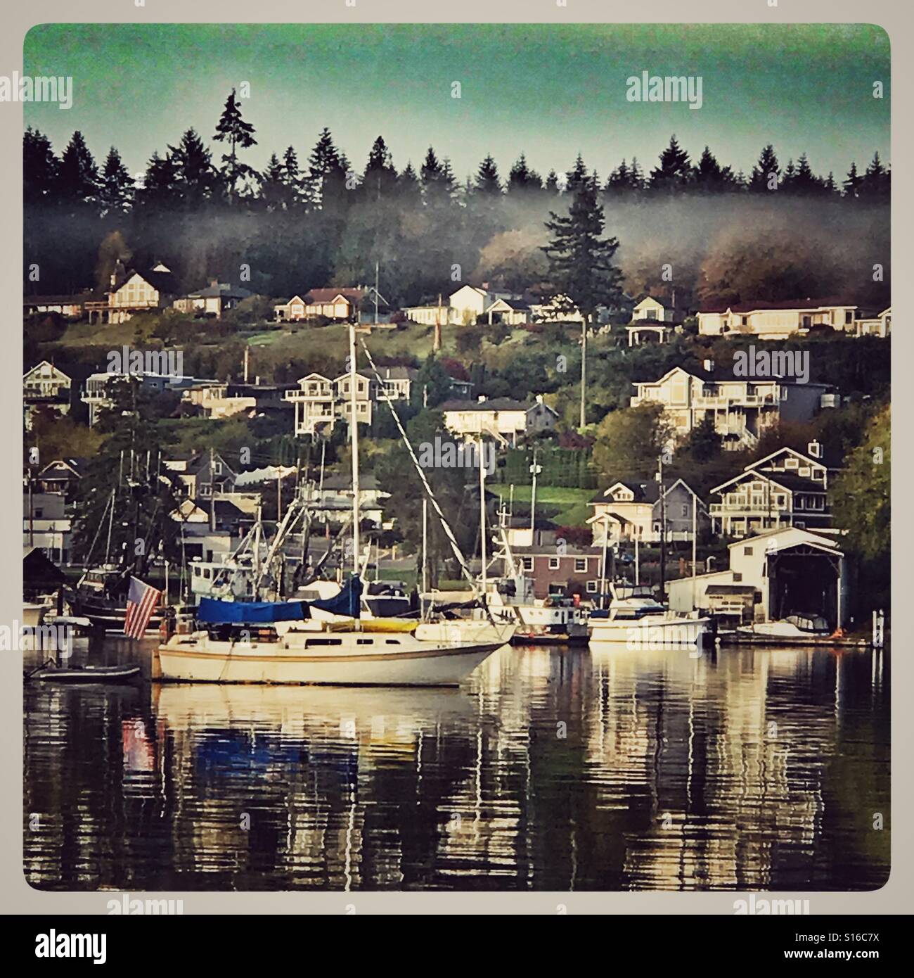 Gig Harbor, WA Foto Stock