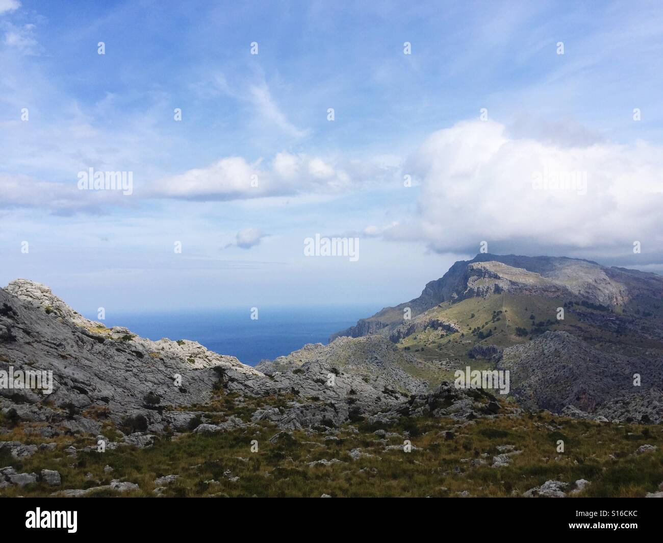 Serra de Tramuntana, Sa colabra,Mallorca,Mallorca,Spagna Foto Stock