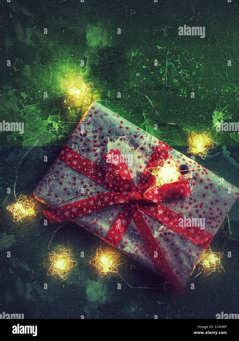 Regalo di natale - Immagine stock catturata con smartphone