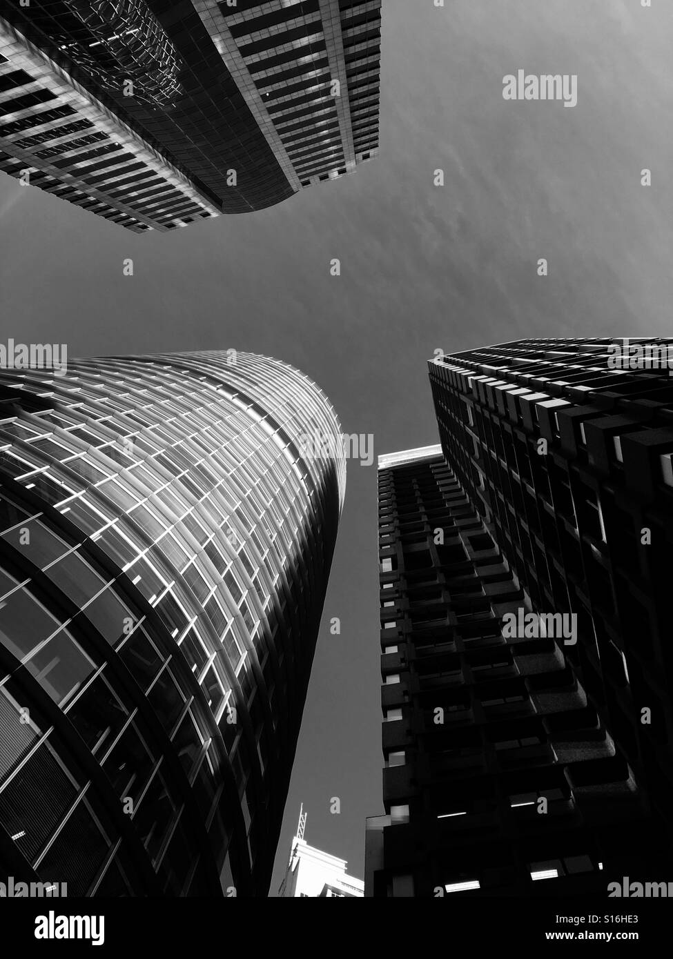 Le torri della città, potrebbe essere qualsiasi città? Foto Stock