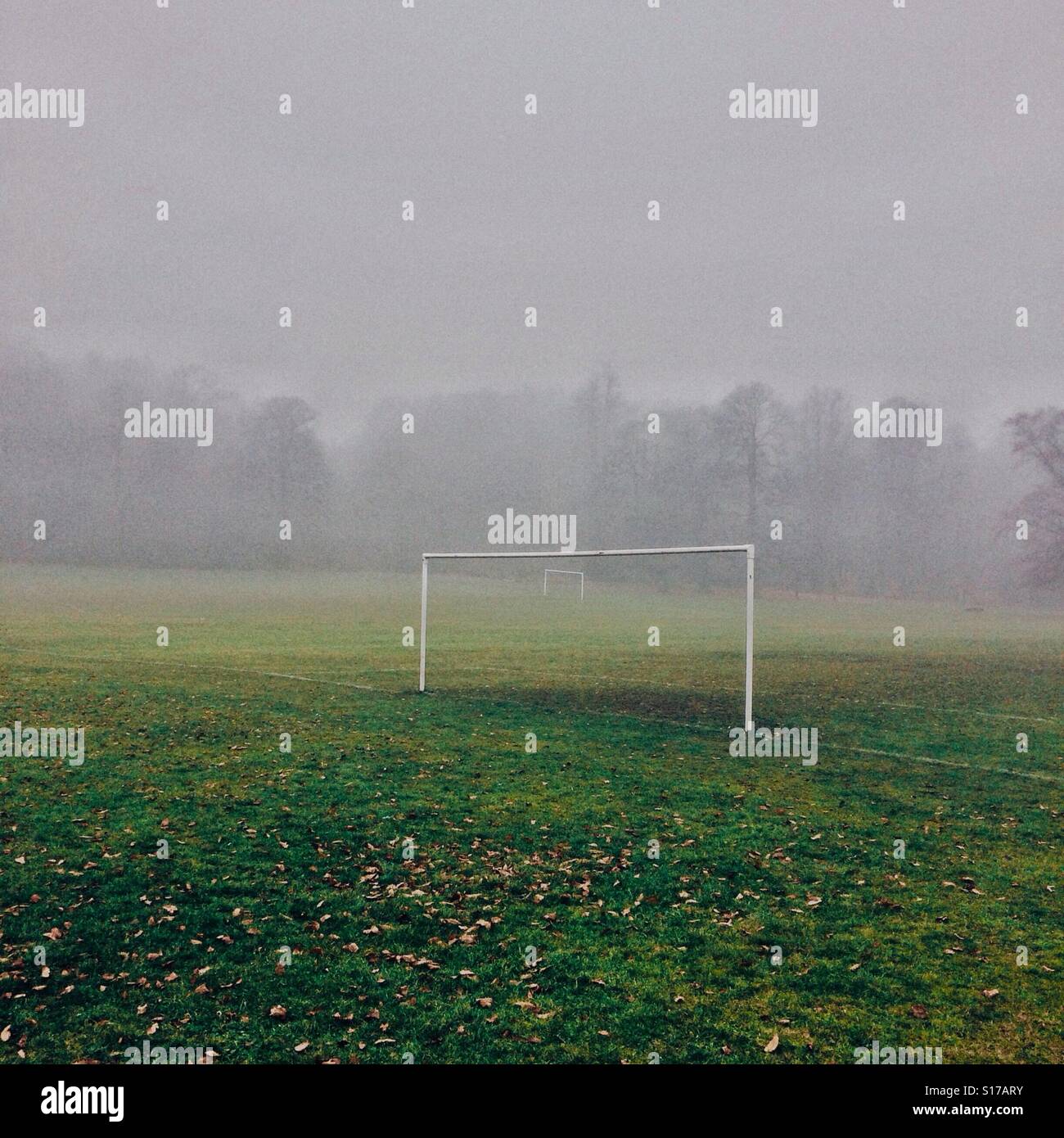 Regole del gioco nella nebbia - Immagine stock catturata con smartphone