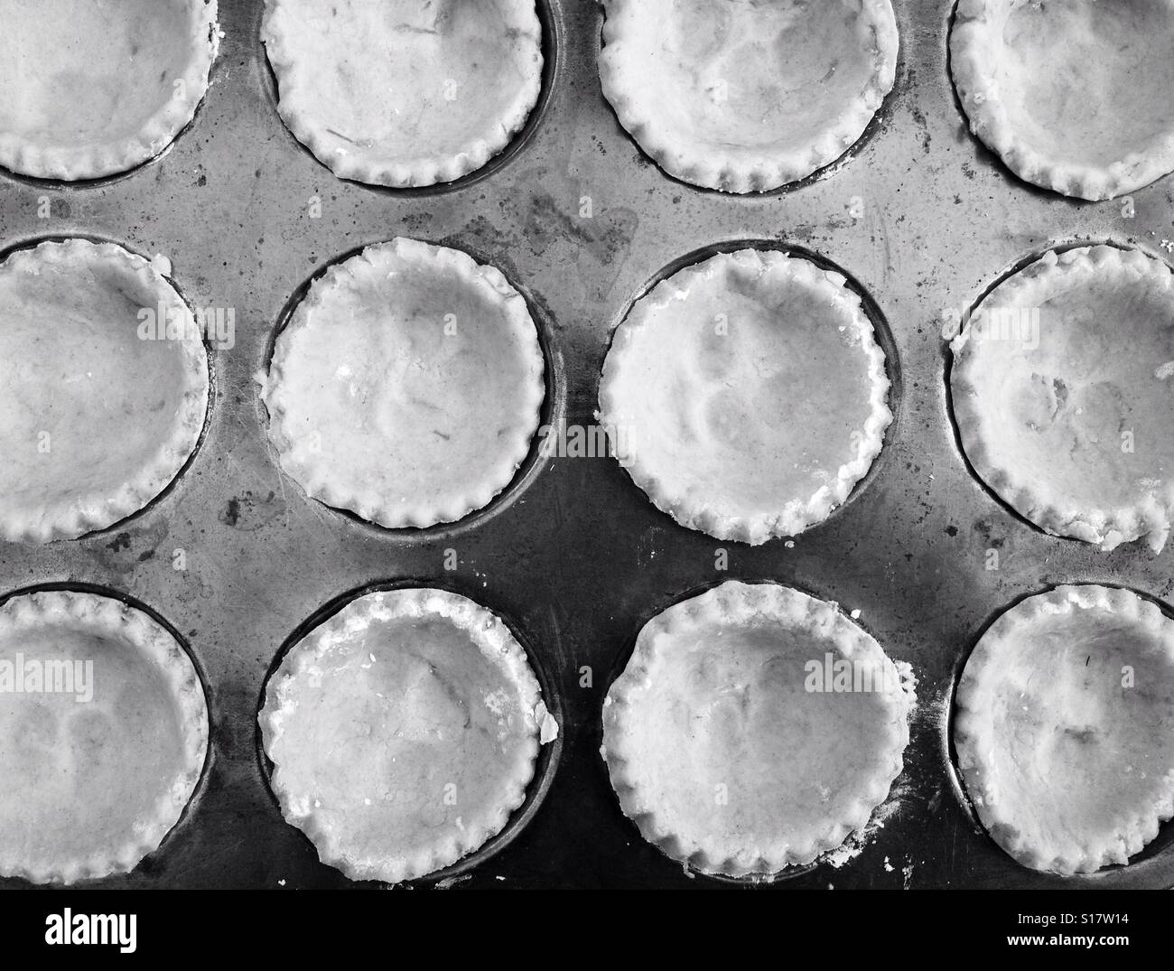 Casi di pasta nella teglia da forno Foto Stock