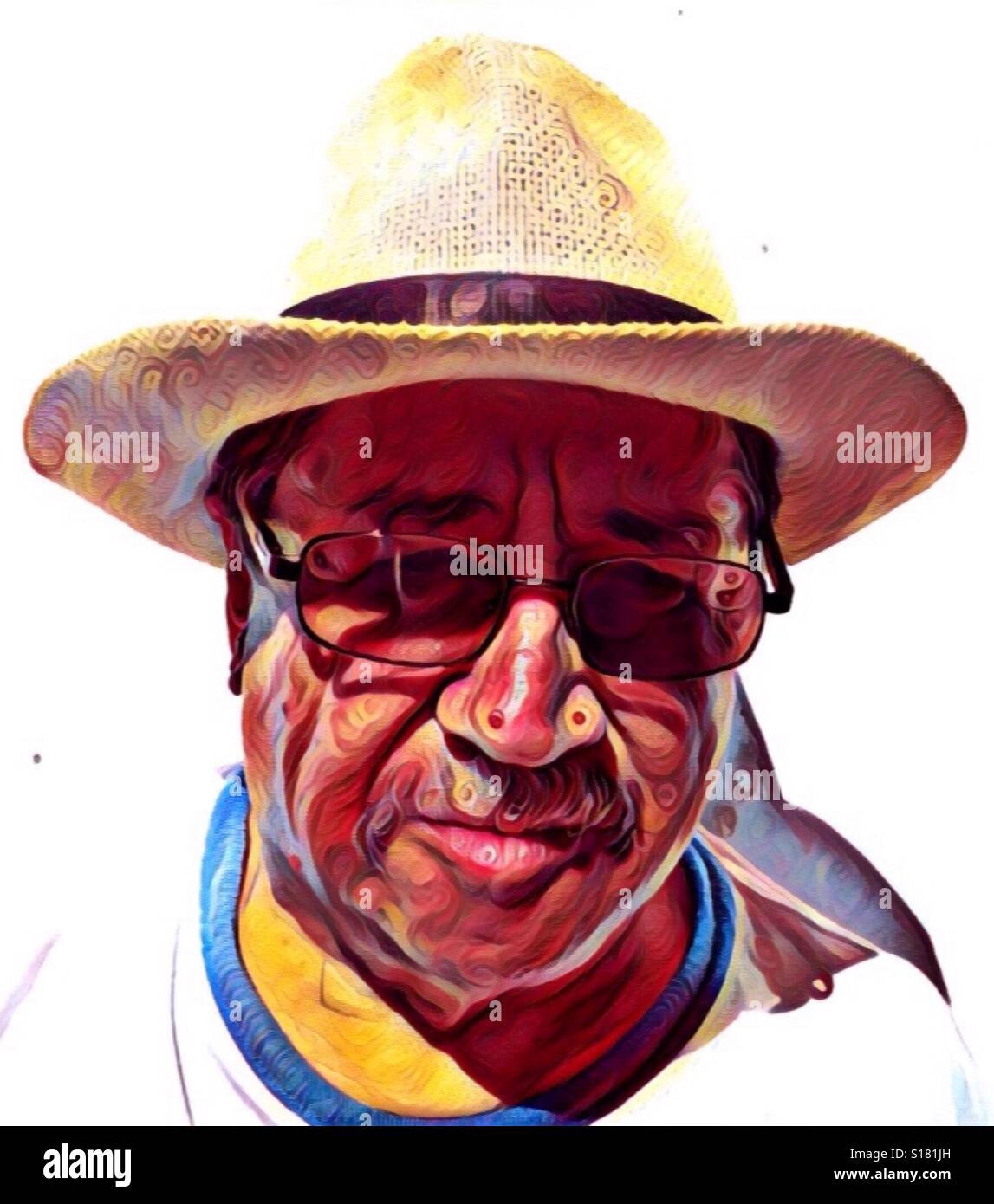 Ritratto - Immagine stock catturata con smartphone