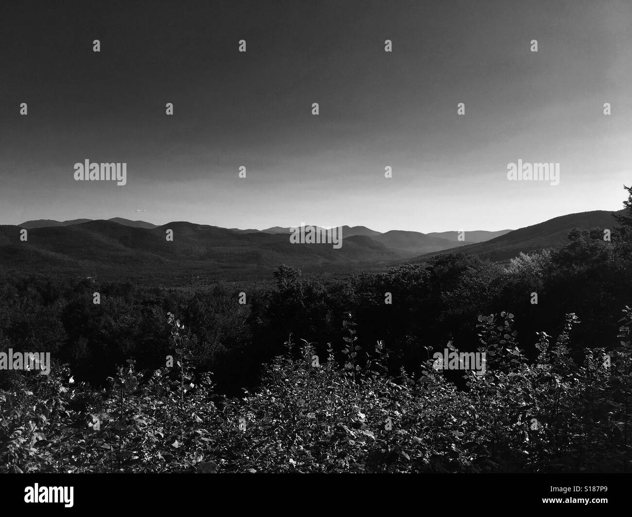 Montagne di rotolamento del New Hampshire Foto Stock