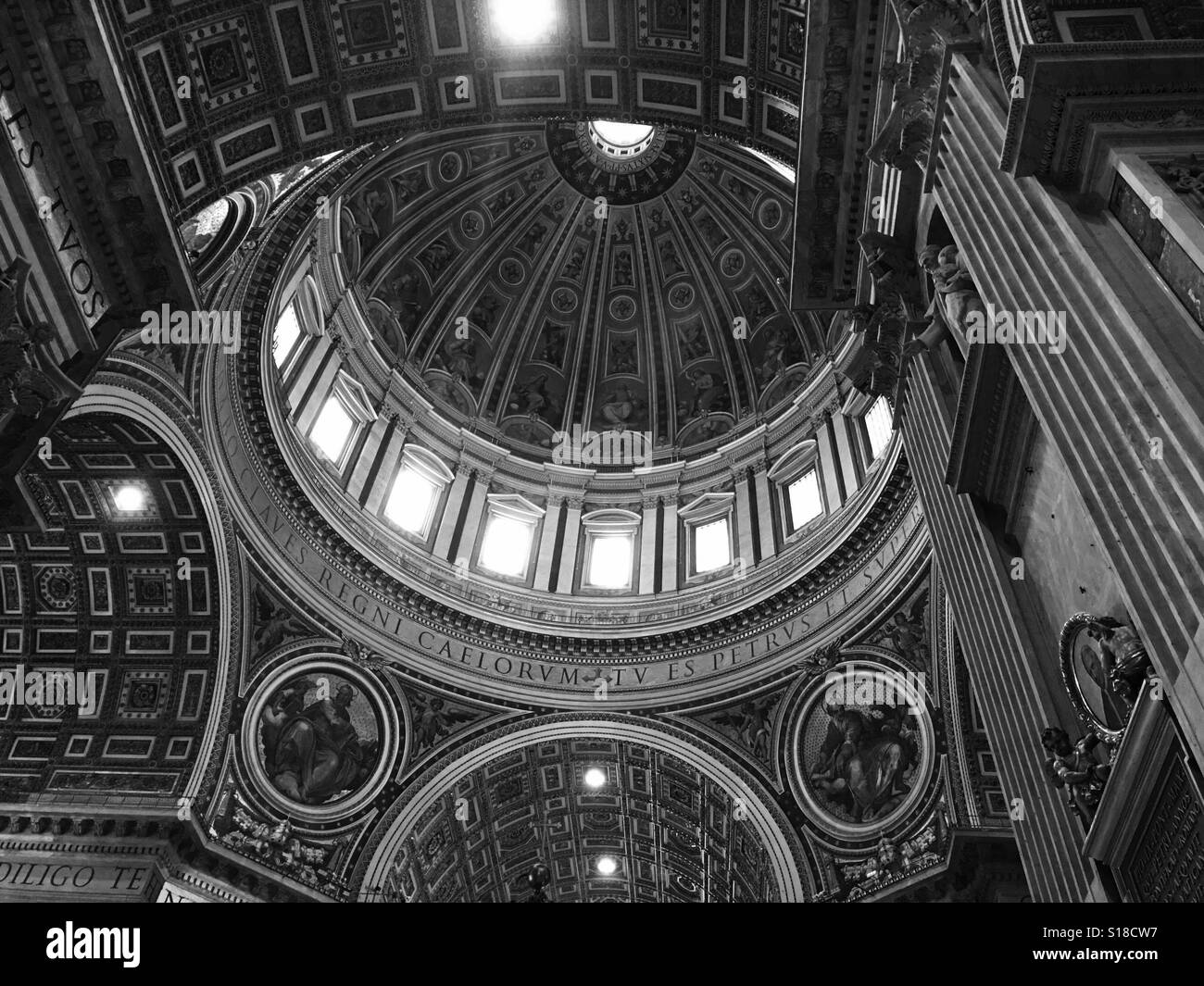 San Pietro in Vaticano Foto Stock