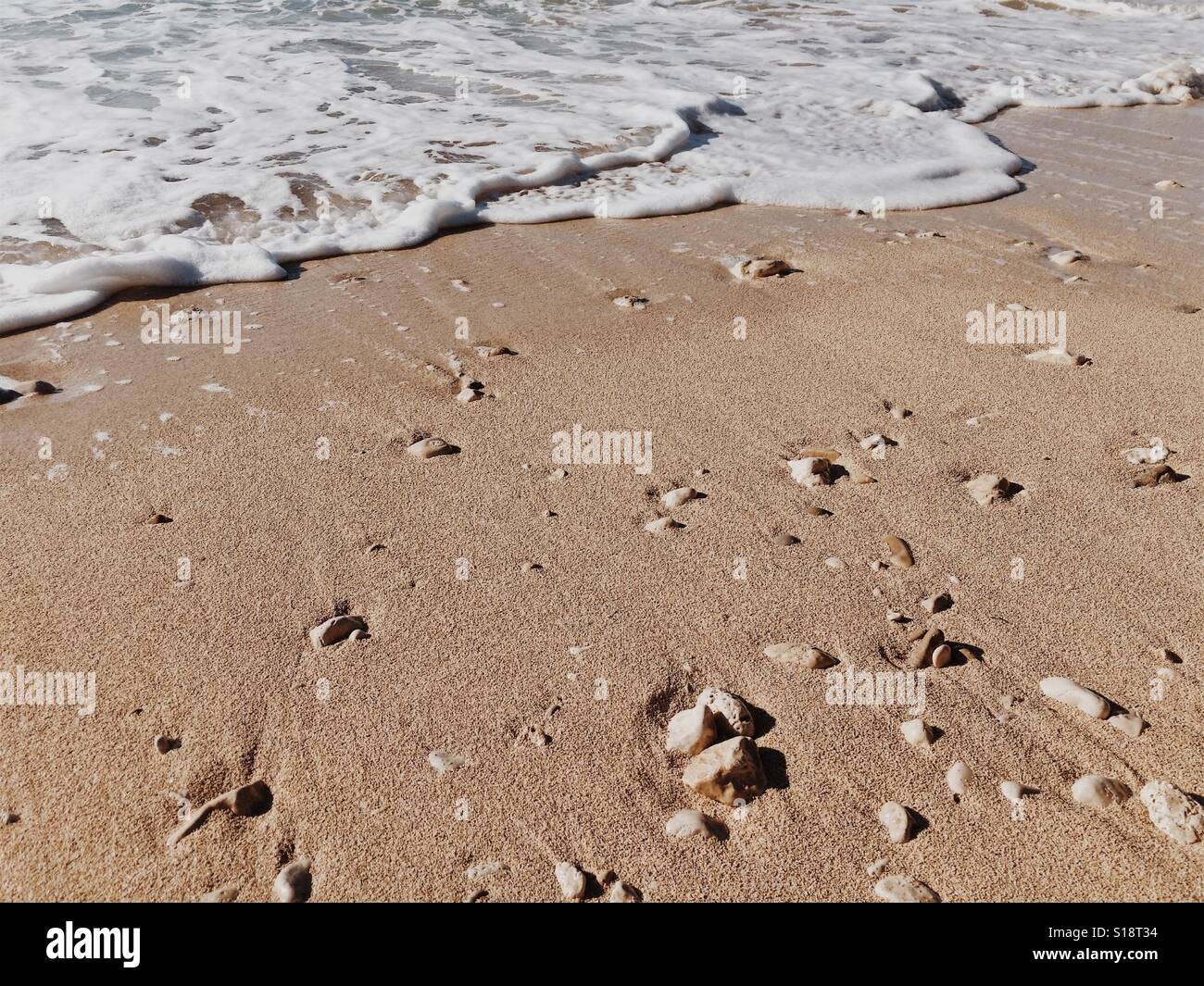 Spiaggia di sabbia Foto Stock