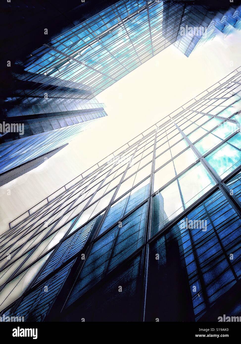 Città di architettura di Londra. - Immagine stock catturata con smartphone